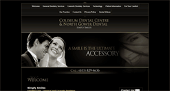 Desktop Screenshot of coliseumdental.ca